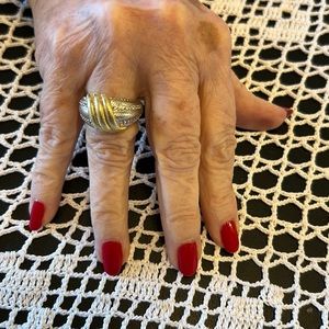 Judith Ripka size 7 ring 925 sterling